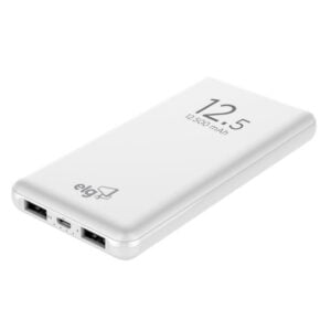 Carregador USB portátil ELG PB125 Branco 