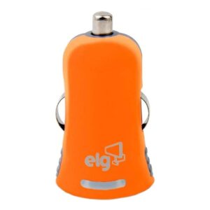 Carregador Veicular ELG USB 5V - CC1SLR Laranja