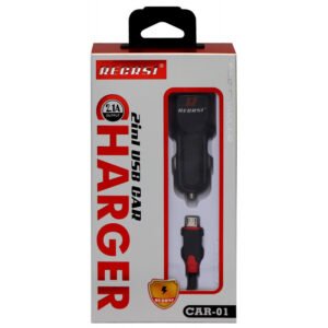 Carregador Veicular Recrsi CAR-01 - Micro-USB (Preto)