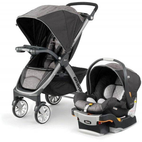 Carrinho para Bebê Chicco Bravo Trio Travel System 3 em 1 Meridian