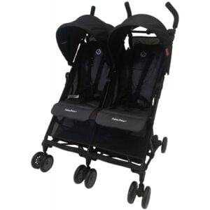 Carrinho Para Bebê Fisher-Price Liam Gêmeos - DK85D - Preto