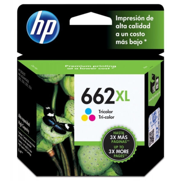 Cartucho de Tinta HP CZ106AL 662XL 8ml Colorido