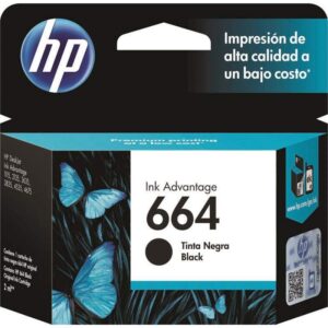 Cartucho de Tinta HP F6V29AL 664 2ml Preto