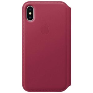 Case de Couro Folio para iPhone X MQRX2ZM Fruta vermelha