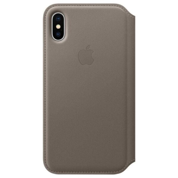 Case de Couro Folio para iPhone X MQRY2ZM Taupe