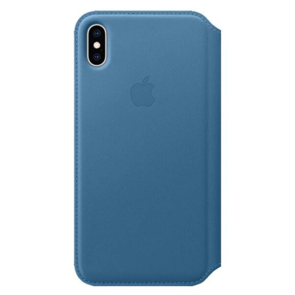 Case de Couro Folio para iPhone XS Max MRX52ZM Azul