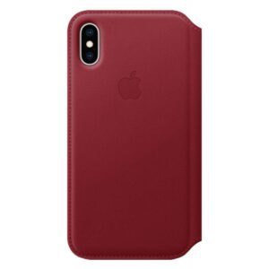 Case de Couro Folio para iPhone XS MRWX2ZM Vermelho