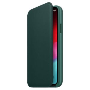 Case de Couro Folio para iPhone XS MRWY2ZM Verde