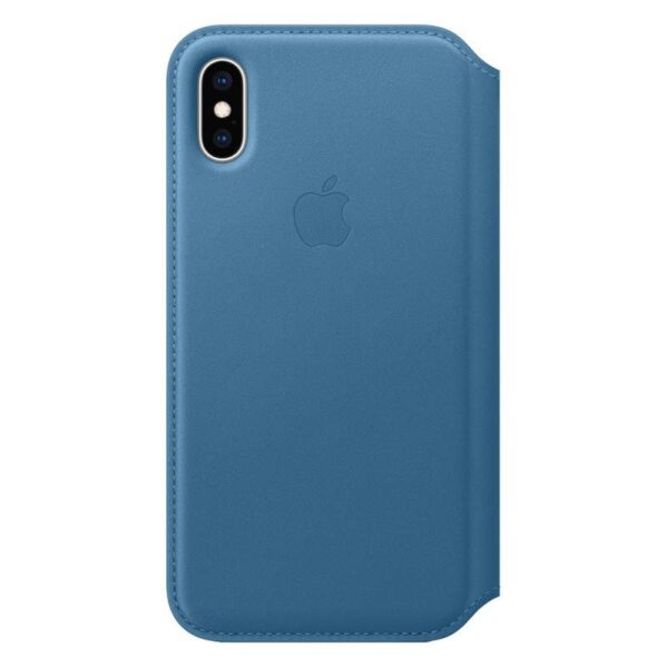 Case de Couro Folio para iPhone XS MRX02ZM Azul