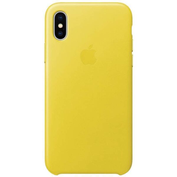 Case de Couro para iPhone X MRGJ2ZM Amarelo-primavera