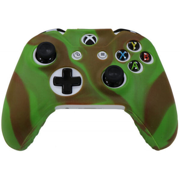 Case de Silicone para Controle do Xbox One - Verde/Marrom Camuflado