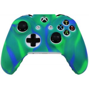 Case de Silicone para Controle do Xbox One - Verde Neon/Preto Camuflado