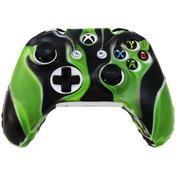 Case de Silicone para Controle Xbox One - Verde/Preto Camuflado