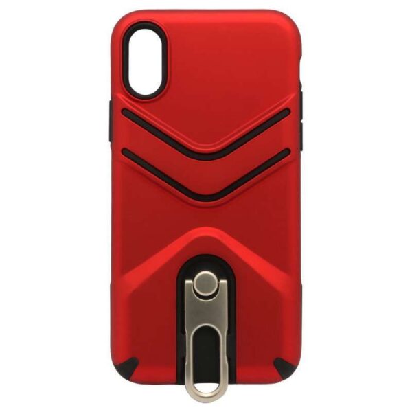 Case para iPhone X One Techniques Bracket - Vermelho/Preto