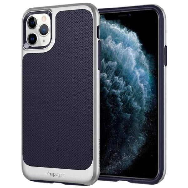 Case Spigen iPhone 11 PRO Neo Hybrid 077CS27245 Azul/Prata