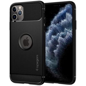 Case Spigen iPhone 11 Pro Rugged Armor 077CS27231 Preto