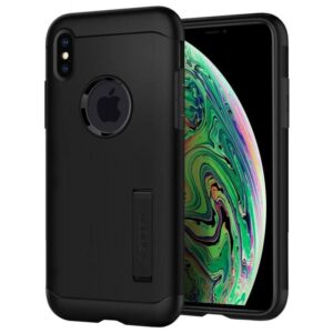 Case Spigen iPhone Xs Max Slim Armor 065CS24544 Preto