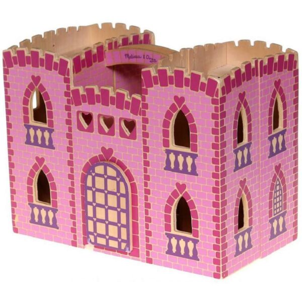 Castelo de Princesa Dobrável em Madeira Melissa & Doug 14 Peças