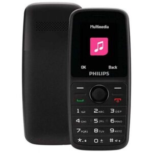 Celular Philips E108 Dual Sim Tela 1.77" Radio FM - Preto