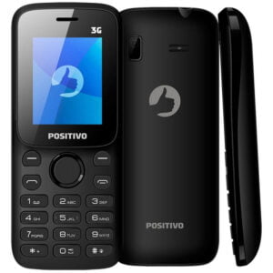 Celular Positivo P31 Dual Sim 3G Tela 1.8" Rádio FM Anatel - Preto