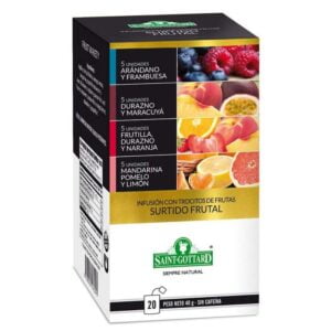 Chá Saint-Gottard Surtido Frutal - 40g (20 Unidades)