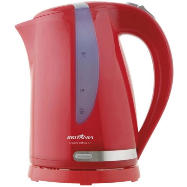 Chaleira Elétrica Britânia 1.7L Vermelho 1200W - 110V