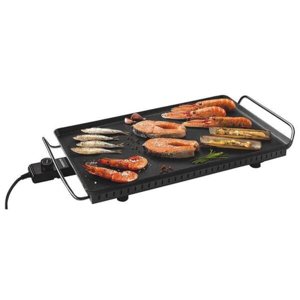 Chapa Elétrica Grill Mondial Table4Cook Party TC-02 36x60 220v Preto