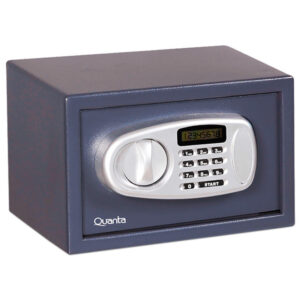 Cofre Eletrônico Digital Quanta QTCOF08 8 Litros Cinza