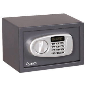 Cofre Eletrônico Digital Quanta QTCOF16 16 Litros Cinza
