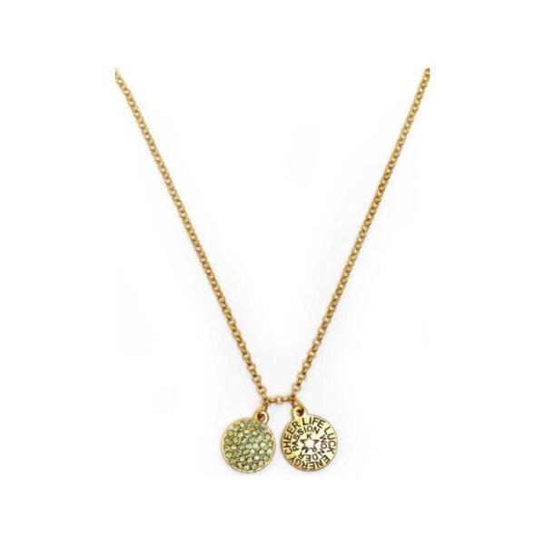 Colar Chrysalis Good Fortune - Agosto - Pedra Peridoto CRNT0108GP