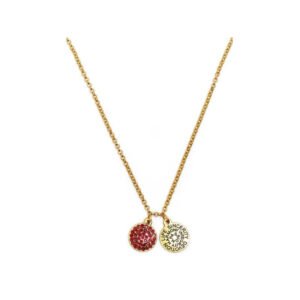 Colar Chrysalis Good Fortune - Julho - Pedra Rubi CRNT0107GP