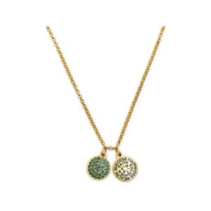 Colar Chrysalis Good Fortune - Maio - Pedra Esmeralda CRNT0105GP