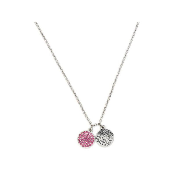 Colar Chrysalis Good Fortune - Outubro - Pedra turmalina rosa CRNT0110SP