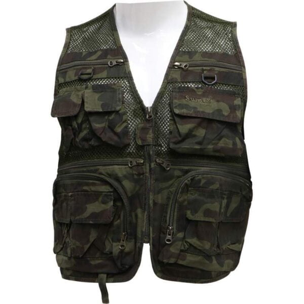 Colete de Pesca Sumax SC-002 Camuflado