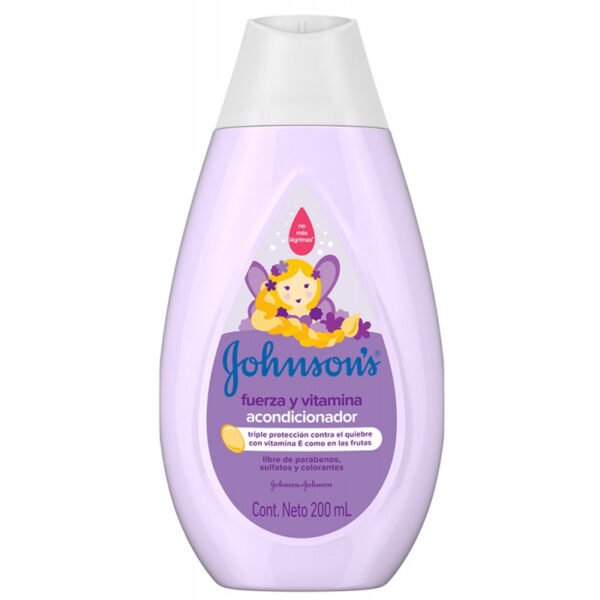 Condicionador Johnson & Johnson Força e Vitamina - 200mL