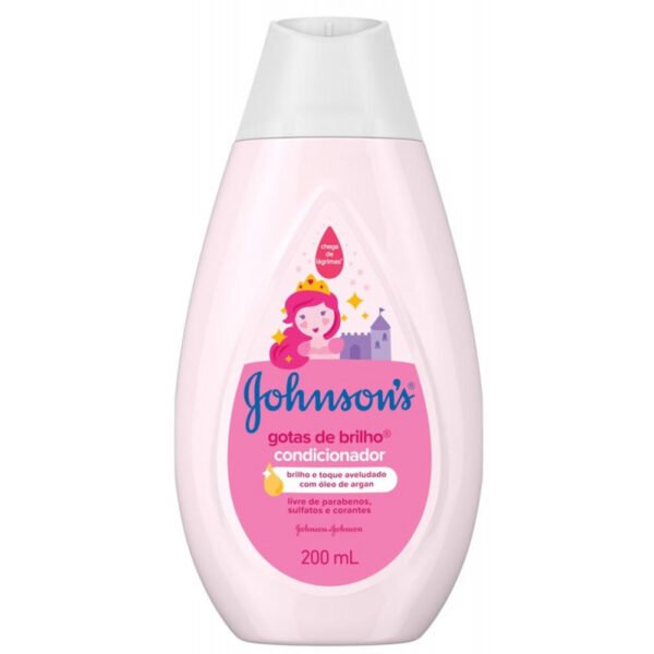 Condicionador Johnson & Johnson Gotas de Brilho - 200mL