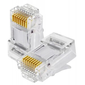 Conector RJ45 HLD Cat 5 Transparente (unidade)
