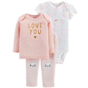 Conjunto Carter's 126H483 Feminino (3 Peças)
