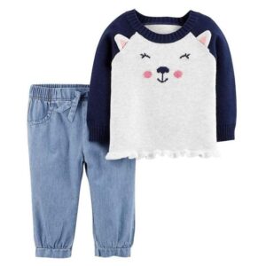 Conjunto Carter's 127H298 Feminino - 3 Peças