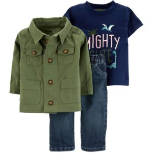 Conjunto Carter's Masculino 16547410 (3 Peças)