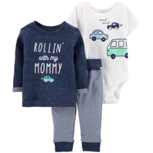 Conjunto Carter's Masculino 16590910 (3 Peças)