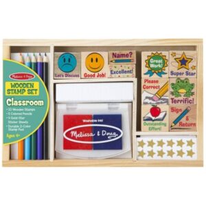 Conjunto de Carimbo de Madeira Melissa & Doug 2400