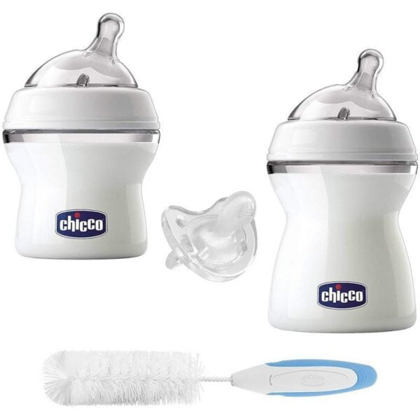 Conjunto de Mamadeira Chicco NaturalFeeling 150mL 0m+/250mL 2m+