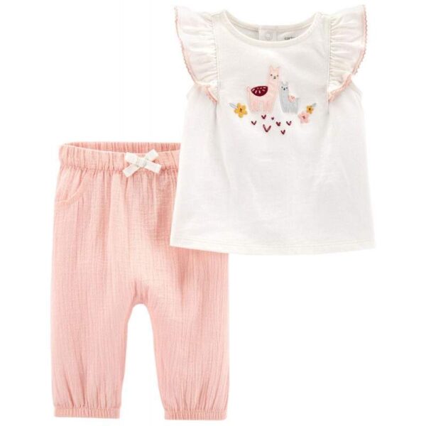 Conjunto para bebê Carter's 17814210 Feminino (2 Peças)