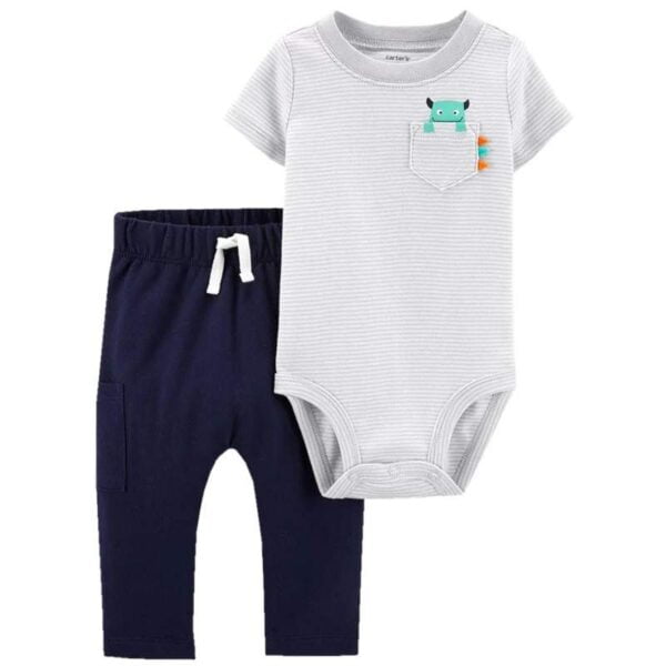 Conjunto para bebê Carter's 17889610 Masculino (2 peças)