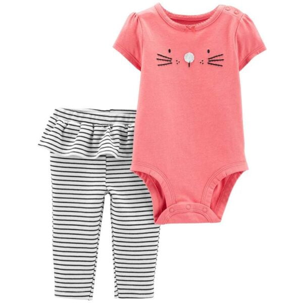 Conjunto para bebê Carter's 17890410 Feminino (2 peças)