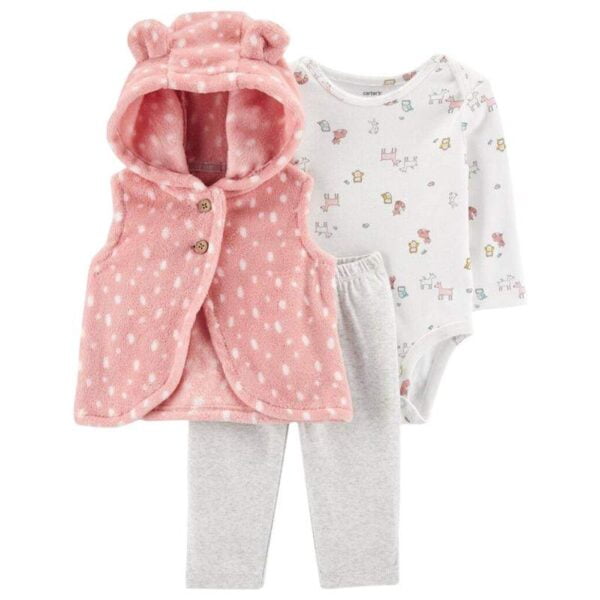 Conjunto para bebê Carter's 18592810 Feminino (3 Peças)