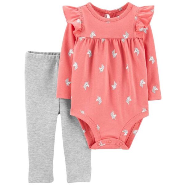 Conjunto para bebê Carter's 18615810 Feminino (2 Peças)