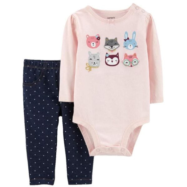 Conjunto para bebê Carter's 18616810 Feminino (2 Peças)