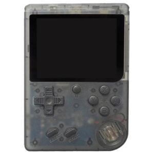 Console Portátil Retro FC Plus 3.0" com 168 Jogos Clássicos - Preto/Transparente